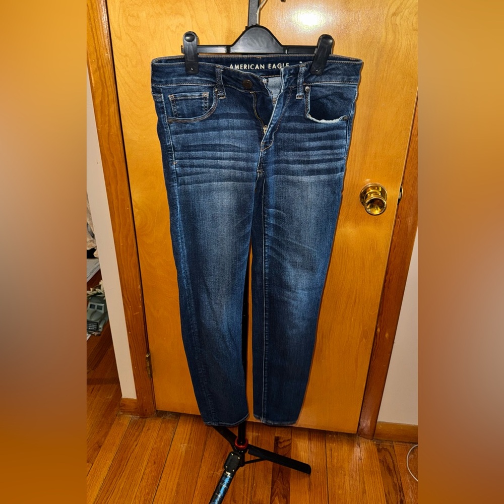 American Eagle Outfitters Women's Dark Wash Skinny Jeans